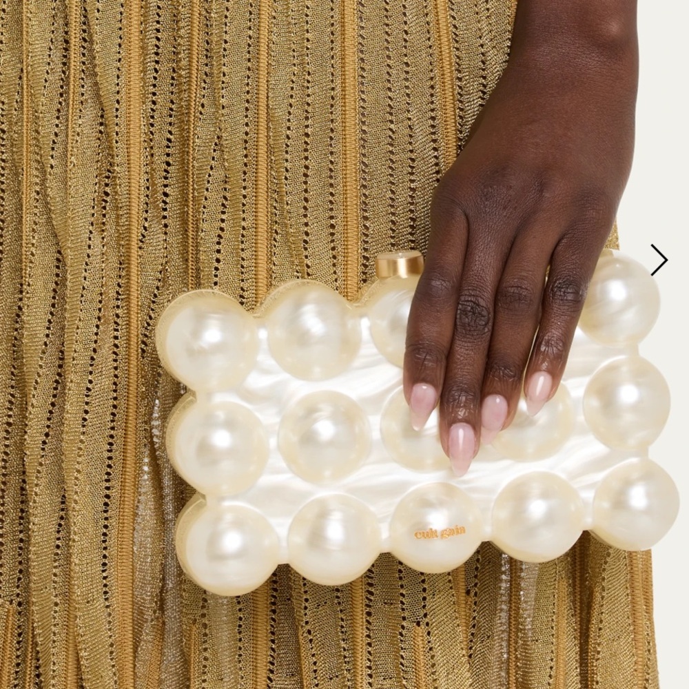 Cult Gaia The Bubble Acrylic Clutch bag